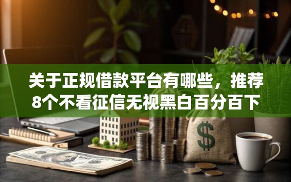 关于正规借款平台有哪些，推荐8个不看征信无视黑白百分百下款app给你