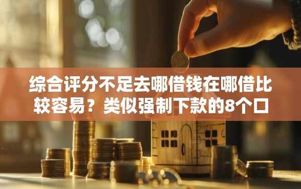 综合评分不足去哪借钱在哪借比较容易？类似强制下款的8个口子参考