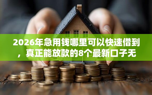 2026年急用钱哪里可以快速借到，真正能放款的8个最新口子无视黑白户网贷推荐