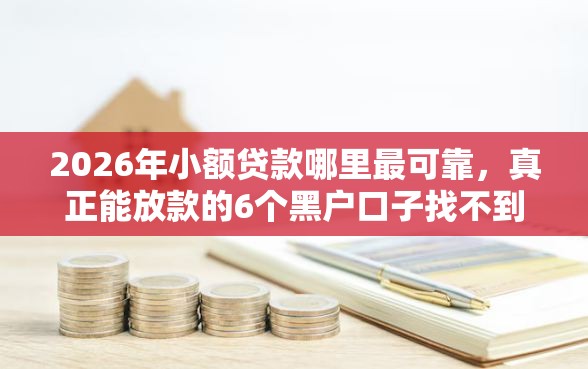 2026年小额贷款哪里最可靠，真正能放款的6个黑户口子找不到下载推荐