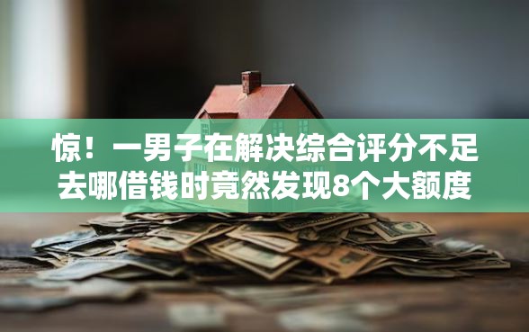 惊！一男子在解决综合评分不足去哪借钱时竟然发现8个大额度贷款平台，事后分享了出来