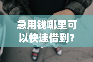 急用钱哪里可以快速借到？这5个不看征信负债的网贷百分百下款app可以试试