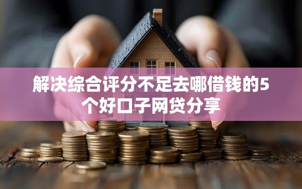 解决综合评分不足去哪借钱的5个好口子网贷分享