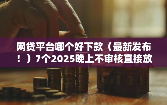 网贷平台哪个好下款（最新发布！）7个2025晚上不审核直接放款口子