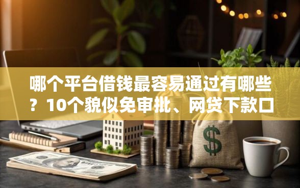 哪个平台借钱最容易通过有哪些？10个貌似免审批、网贷下款口子合集
