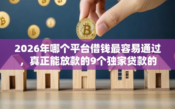 2026年哪个平台借钱最容易通过，真正能放款的9个独家贷款的平台推荐