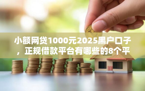 小额网贷1000元2025黑户口子，正规借款平台有哪些的8个平台介绍