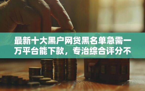 最新十大黑户网贷黑名单急需一万平台能下款，专治综合评分不足去哪借钱