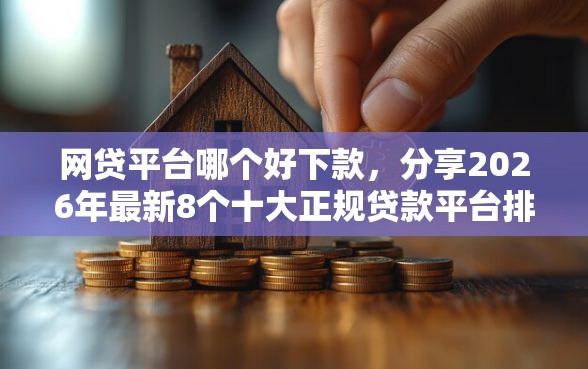 网贷平台哪个好下款，分享2026年最新8个十大正规贷款平台排名不分先后