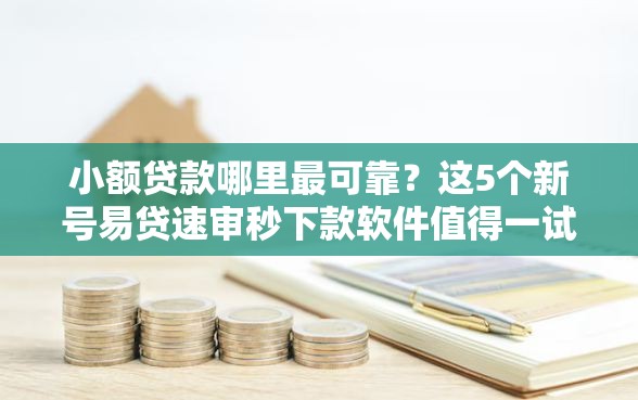 小额贷款哪里最可靠？这5个新号易贷速审秒下款软件值得一试