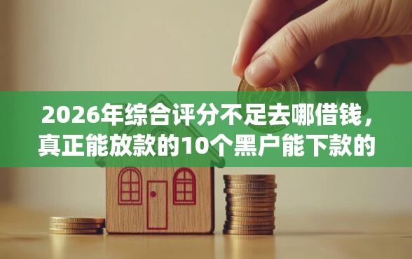 2026年综合评分不足去哪借钱，真正能放款的10个黑户能下款的app口子下载推荐
