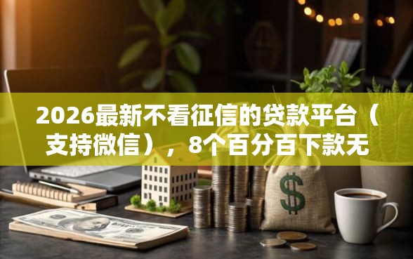 2026最新不看征信的贷款平台（支持微信），8个百分百下款无视黑白户网贷口子无私分享