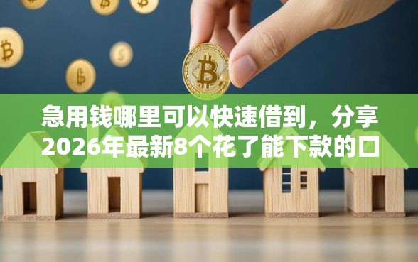 急用钱哪里可以快速借到，分享2026年最新8个花了能下款的口子