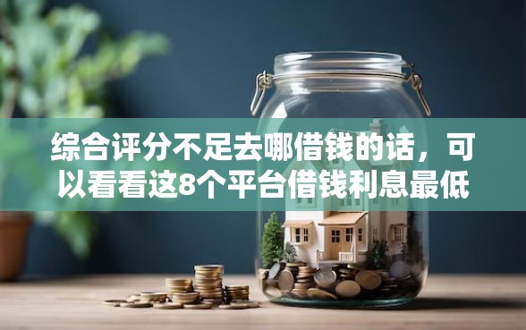 综合评分不足去哪借钱的话，可以看看这8个平台借钱利息最低