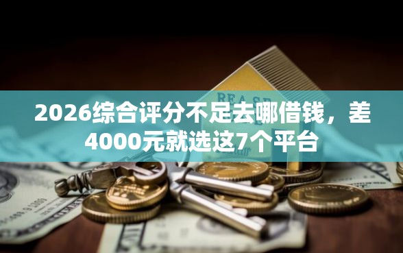 2026综合评分不足去哪借钱，差4000元就选这7个平台