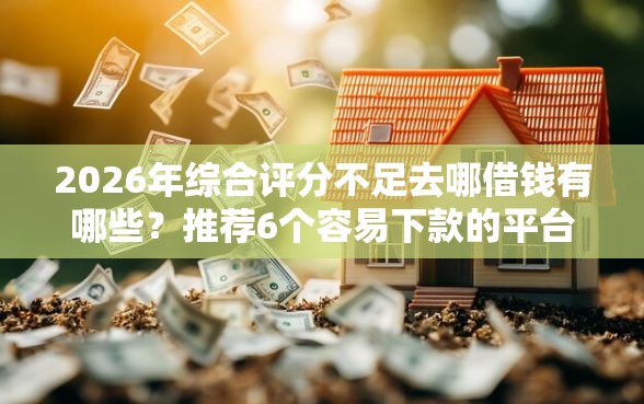 2026年综合评分不足去哪借钱有哪些？推荐6个容易下款的平台