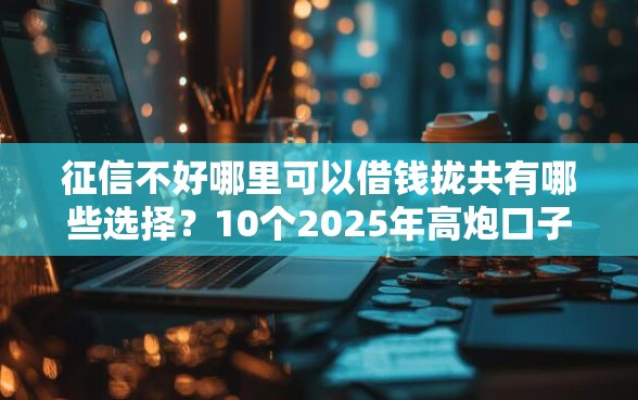 征信不好哪里可以借钱拢共有哪些选择？10个2025年高炮口子秒下款详解