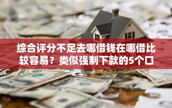 综合评分不足去哪借钱在哪借比较容易？类似强制下款的5个口子参考
