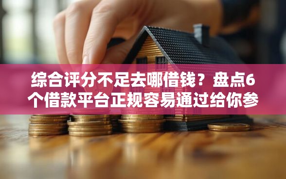 综合评分不足去哪借钱？盘点6个借款平台正规容易通过给你参考