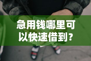 急用钱哪里可以快速借到？盘点最新6个网贷容易下款18岁的平台