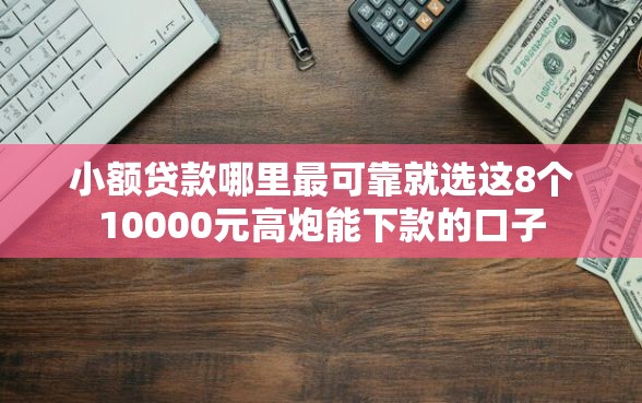 小额贷款哪里最可靠就选这8个10000元高炮能下款的口子