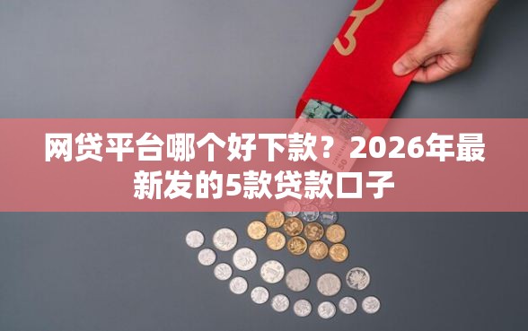 网贷平台哪个好下款？2026年最新发的5款贷款口子