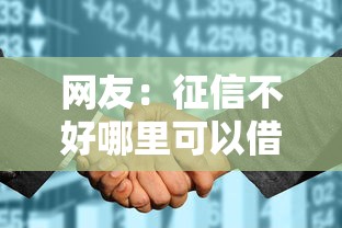 网友：征信不好哪里可以借钱？求介绍几款征信花了也能借钱的正规平台
