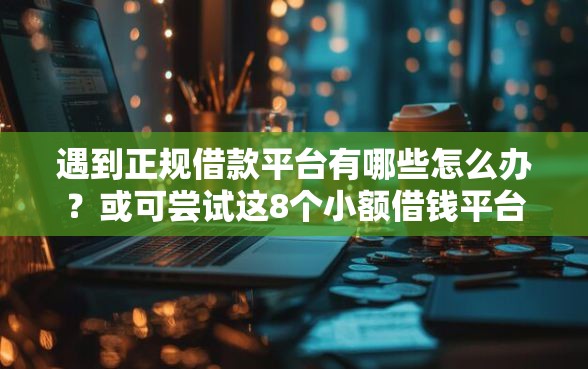 遇到正规借款平台有哪些怎么办？或可尝试这8个小额借钱平台