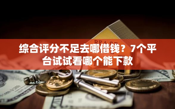 综合评分不足去哪借钱？7个平台试试看哪个能下款
