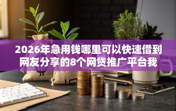 2026年急用钱哪里可以快速借到网友分享的8个网贷推广平台我觉得不错！