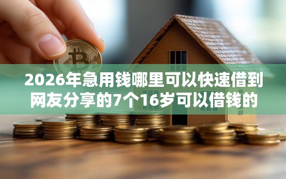 2026年急用钱哪里可以快速借到网友分享的7个16岁可以借钱的平台我觉得不错！