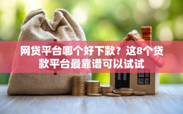 网贷平台哪个好下款？这8个贷款平台最靠谱可以试试