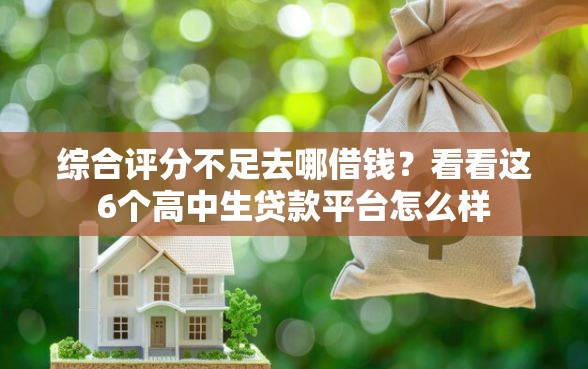 综合评分不足去哪借钱？看看这6个高中生贷款平台怎么样