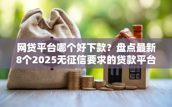 网贷平台哪个好下款？盘点最新8个2025无征信要求的贷款平台