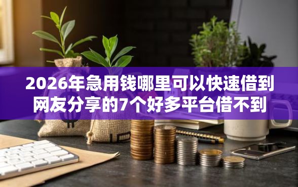 2026年急用钱哪里可以快速借到网友分享的7个好多平台借不到钱了该去哪借钱我觉得不错！