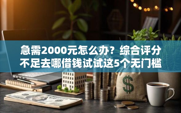 急需2000元怎么办？综合评分不足去哪借钱试试这5个无门槛平台