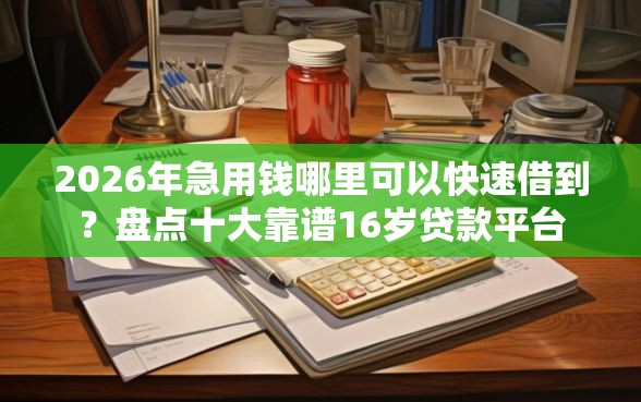 2026年急用钱哪里可以快速借到？盘点十大靠谱16岁贷款平台