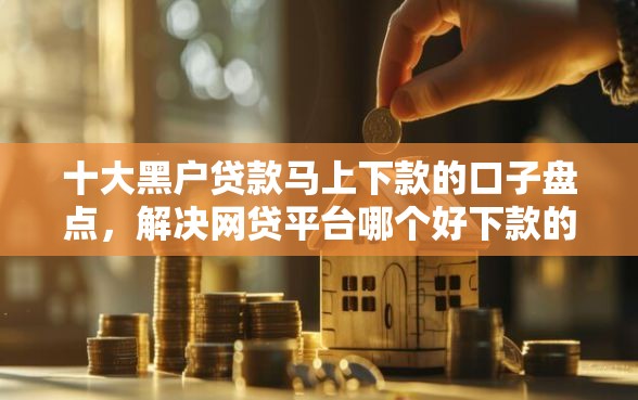 十大黑户贷款马上下款的口子盘点，解决网贷平台哪个好下款的问题