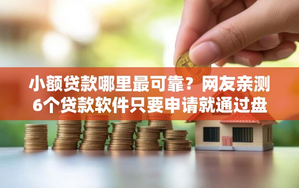 小额贷款哪里最可靠？网友亲测6个贷款软件只要申请就通过盘点