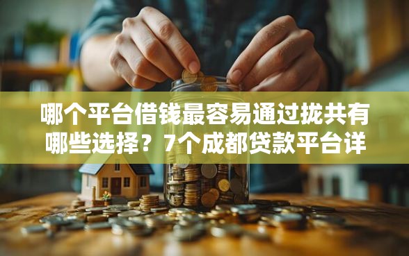 哪个平台借钱最容易通过拢共有哪些选择？7个成都贷款平台详解