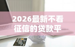 2026最新不看征信的贷款平台，总结十个借款平台借钱容易！