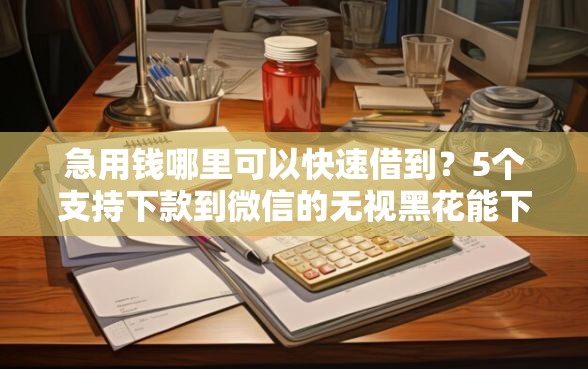 急用钱哪里可以快速借到？5个支持下款到微信的无视黑花能下款一万元口子