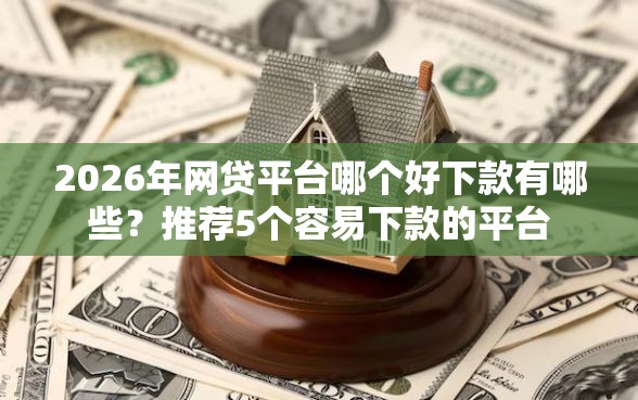 2026年网贷平台哪个好下款有哪些？推荐5个容易下款的平台