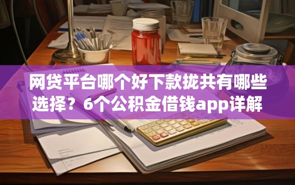 网贷平台哪个好下款拢共有哪些选择？6个公积金借钱app详解