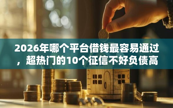 2026年哪个平台借钱最容易通过，超热门的10个征信不好负债高的平台推荐