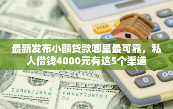 最新发布小额贷款哪里最可靠，私人借钱4000元有这5个渠道
