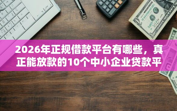 2026年正规借款平台有哪些，真正能放款的10个中小企业贷款平台推荐