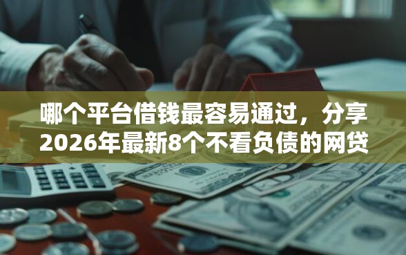 哪个平台借钱最容易通过，分享2026年最新8个不看负债的网贷软件