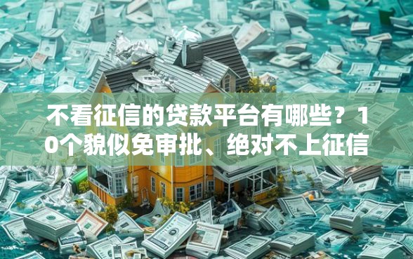 不看征信的贷款平台有哪些？10个貌似免审批、绝对不上征信的贷款平台合集