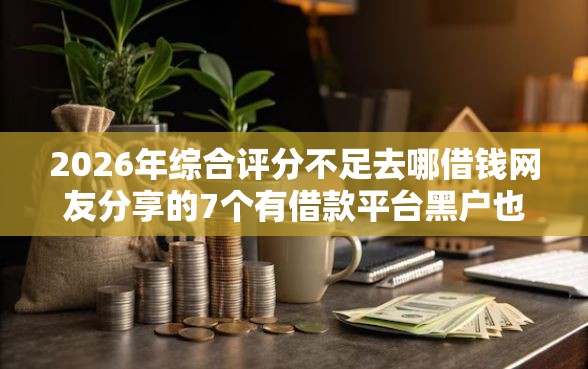 2026年综合评分不足去哪借钱网友分享的7个有借款平台黑户也能借我觉得不错！